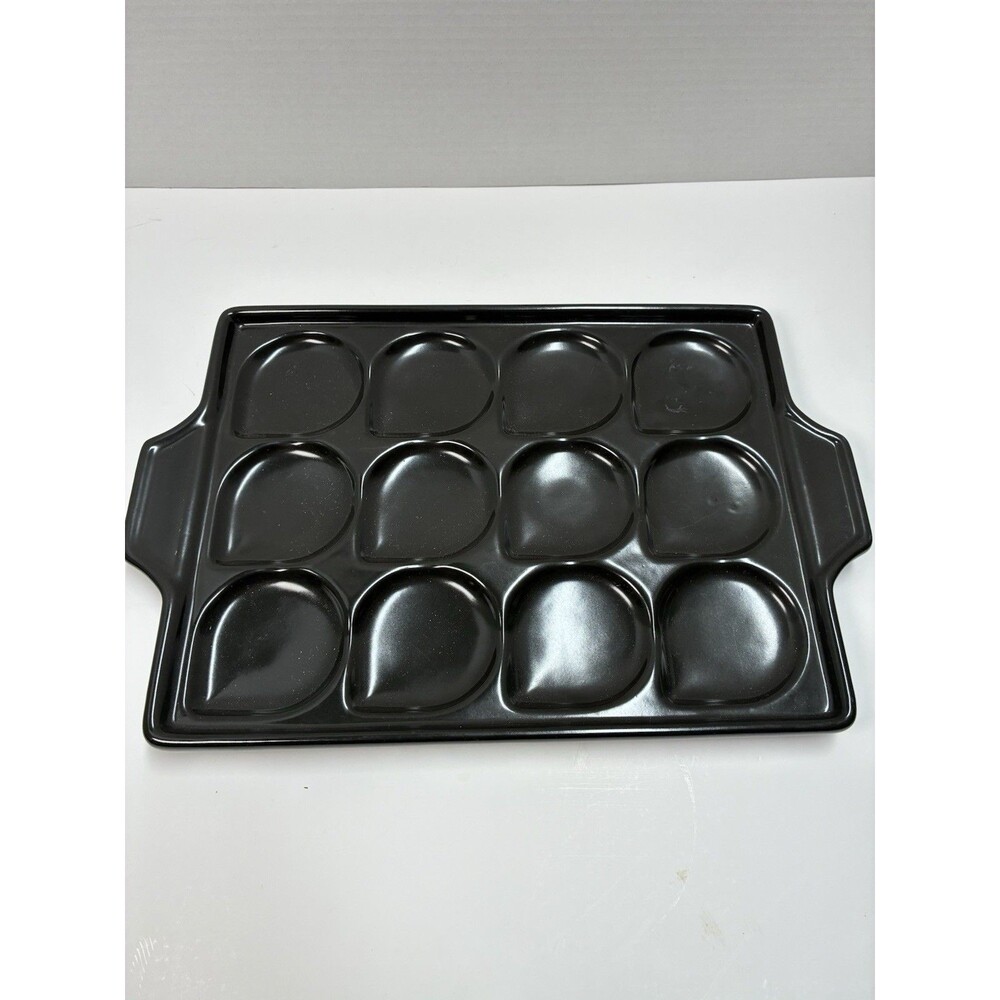 2 Martha Stewart Collection Ceramic Seafood Rack Grill Grids Tray Cookware